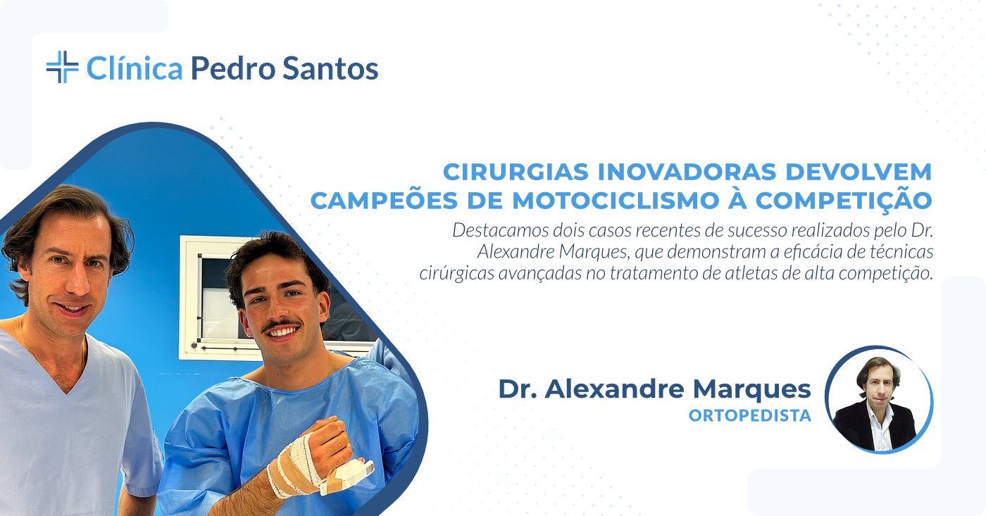Cirurgias Inovadoras Devolvem Campeões de Motociclismo à Competição Cirurgias Inovadoras Devolvem Campeões de Motociclismo à Competição